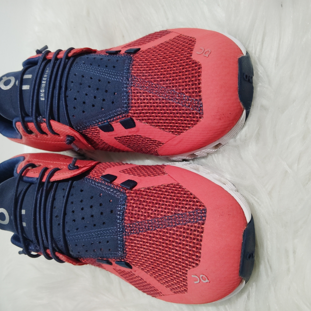 On Running Women's Pink and Blue Running Shoes - Picture 7 of 10